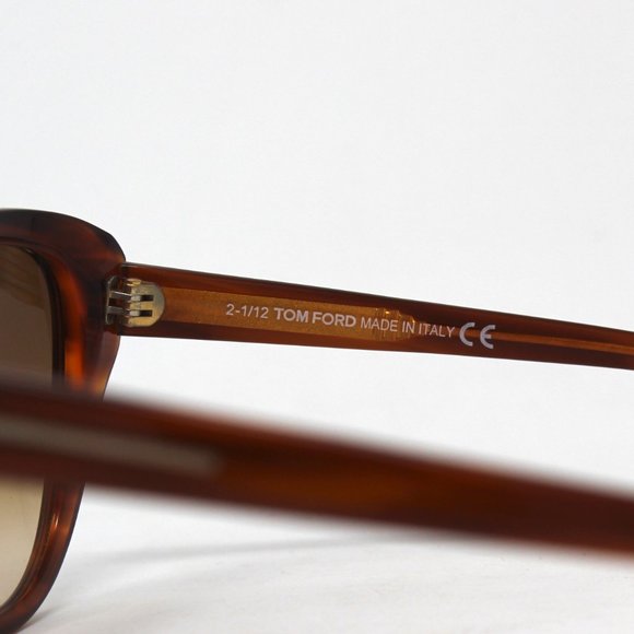 TOM FORD "Malin" TF230 65F Brown Shades w Case - Picture 4 of 6